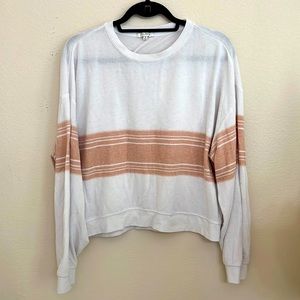 Tasha drop shoulder balloon sleeve knit top